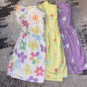 Garanimals 3 Pack cotton Dresses- size 12M